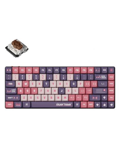 Механична клавиатура Keychron - K3P, Brown, LED, Black Special Edition - 1
