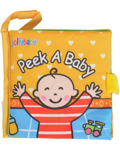 Мека книжка Jollybaby - Peek a Baby - 1