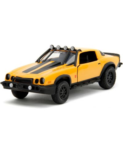 Метална количка Jada Toys - Transformers, 1977 Chevrolet Camaro T7 Bumblebee, 1:32 - 2