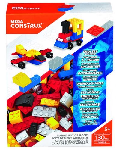 Конструктор Mega Construx Building Bricks - Daring Box, 130 части - 1