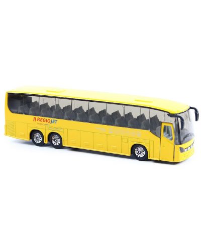 Метален автобус Rappa - RegioJet, 19 cm, жълт - 1