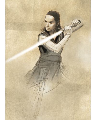 Метален постер Displate - Star Wars: Rey - 1