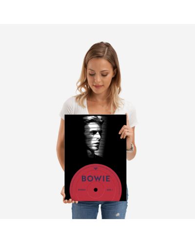 Метален постер Displate Music: Bowie - David - 2