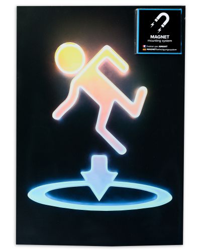 Метален постер Displate Games: Humor - Portal - 1
