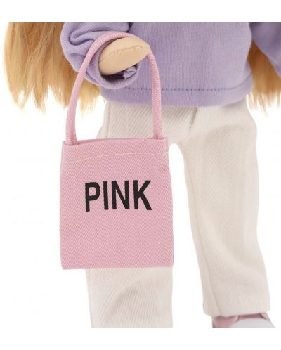 Мека кукла Orange Toys Sweet Sisters - Съни с лилав пуловер, 32 cm - 6
