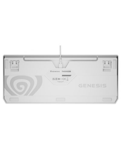 Механична клавиатура Genesis - Thor 230 TKL, Outemu Red, RGB, бяла - 6
