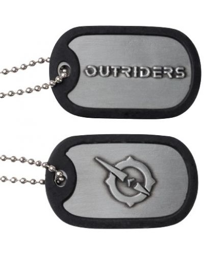 Медальон ItemLab Games: Outriders - Symbol Dog Tags - 3