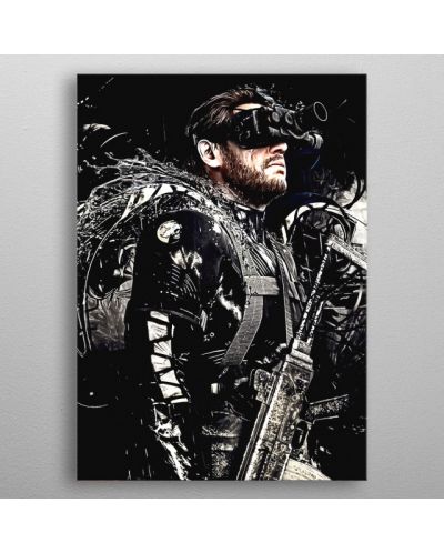 Метален постер Displate - Metal Gear Solid V - The boss - 3