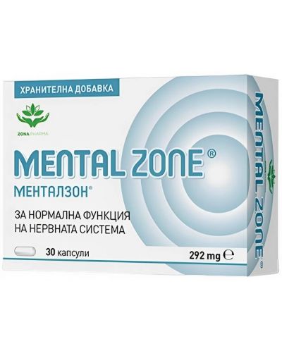 Менталзон, 292 mg, 30 капсули, Zona Pharma - 1