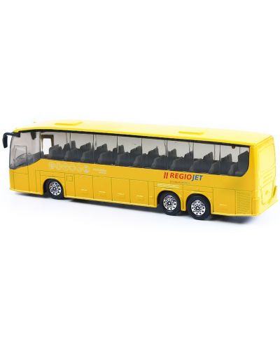 Метален автобус Rappa - RegioJet, 19 cm, жълт - 4
