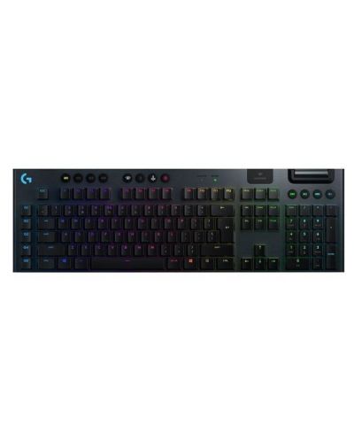 Механична клавиатура Logitech - G915, US Layout, linear switches, черна - 1