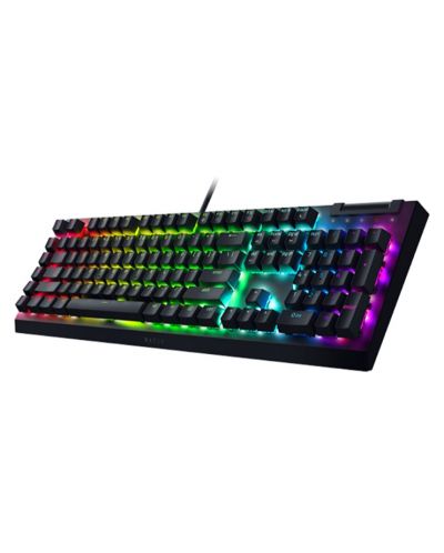 Механична клавиатура Razer - BlackWidow V4 X, Yellow, RGB, черна - 6