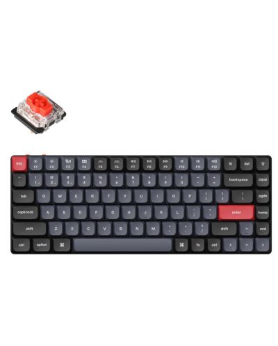 Механична клавиатура Keychron - K3P, H-S, Red, RGB, черна - 1