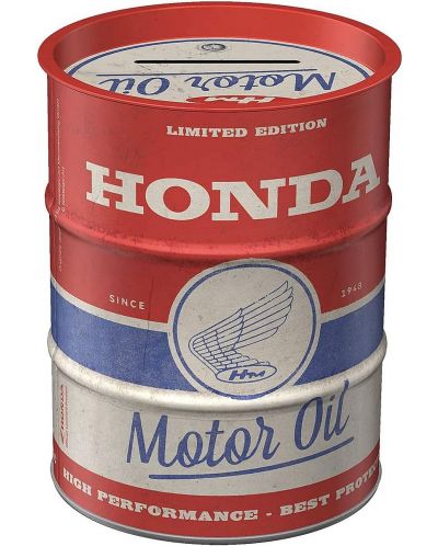 Метална касичка Nostalgic Art Honda - Motor Oil - 1