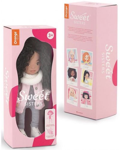 Мека кукла Orange Toys Sweet Sisters - Тина с розово яке, 32 cm - 6
