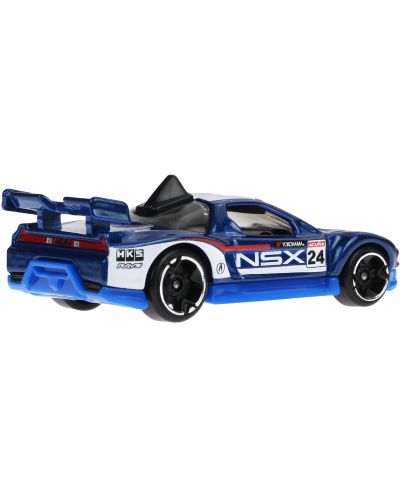 Метална количка Hot Wheels J-Imports - Acura NSX, 1:64, синя - 3