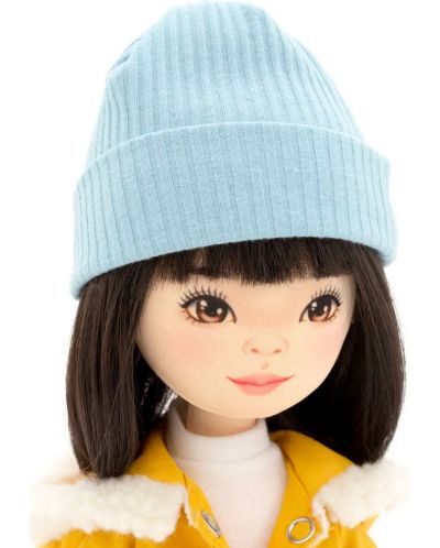 Мека кукла Orange Toys Sweet Sisters - Лилу с парка в цвят горчица, 32 cm - 4