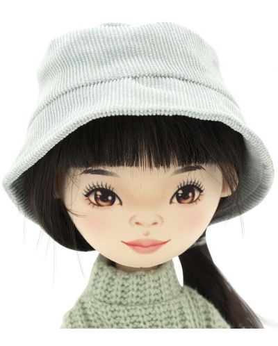 Мека кукла Orange Toys Sweet Sisters - Лилу със зелен пуловер, 32 cm - 3