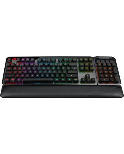 Механична клавиатура ASUS - ROG Claymore II, RX Red, RGB, черна - 2