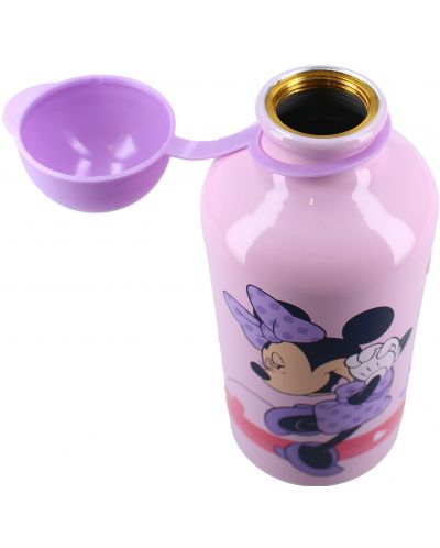 Алуминиева бутилка Vadobag Let's Eat - Minnie Mouse, 500 ml - 3