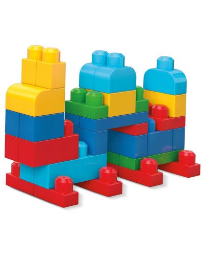 Конструктор в чанта от 150 части - Mattel Mega Bloks First Builders - 5