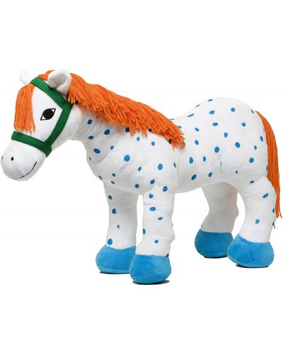 Мека кукла Pippi - Конят на Пипи Дългото чорапче, 60 cm - 1