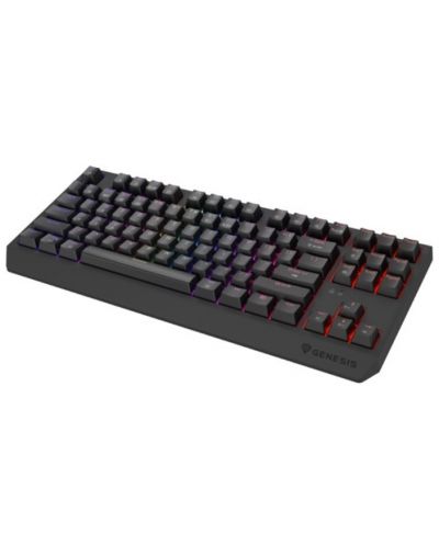 Механична клавиатура Genesis - Thor 230, TKL, Outemu Panda, RGB, безжична, черна - 1