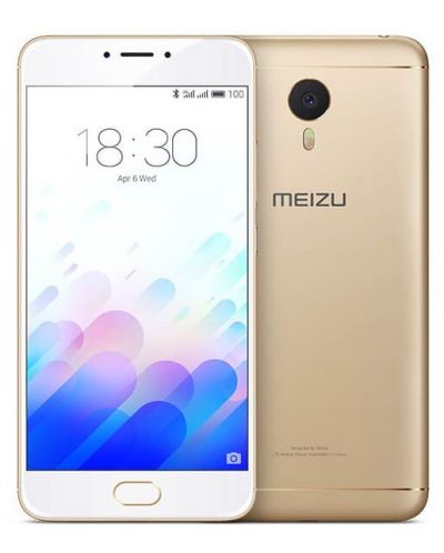 Meizu m3 Note (Gold)/5.5" FHD/Helio P10 Octa-core/ 3GB/32GB/Finger Print/Cam. Front 5.0 MP/Main 13.0 MP/Li-Ion 4100 mAh/Dual SIM/Android v5.1.1 (Lollipop), Aluminium body, 163 gr. - 1