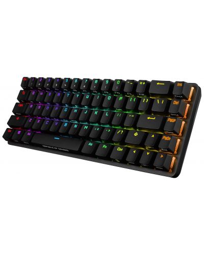 Механична клавиатура ASUS - ROG Falchion, безжична, MX Red, RGB, черна - 5