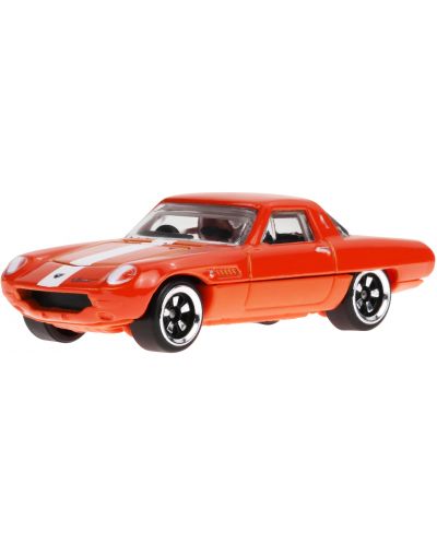 Метална количка Hot Wheels J-Imports - 1968 Mazda Cosmo Sport, оранжева - 2