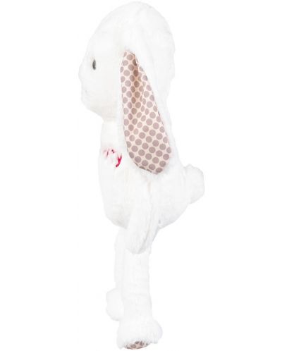 Мека играчка за гушкане Bali Bazoo - Bunny, бяла - 3
