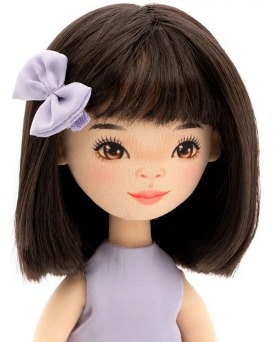 Мека кукла Orange Toys Sweet Sisters - Лилу с лилава рокля, 32 cm - 4