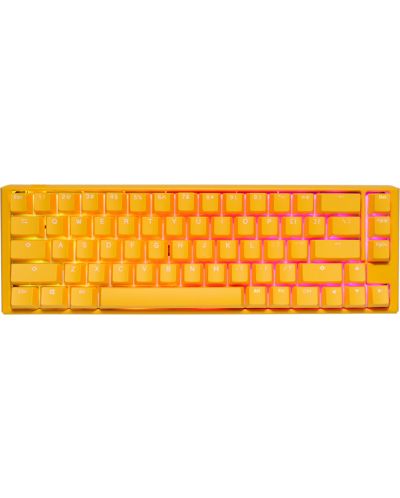 Механична клавиатура Ducky - One 3 Daybreak SF 65%, MX Silver, жълта - 1
