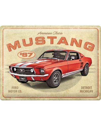 Метална табелка Nostalgic Art Ford - Mustang GT 1967 - 1
