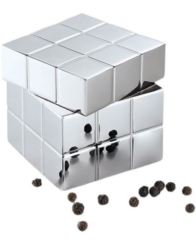 Мелничка за сол или пипер Philippi - Cube, 5 x 5 x 5 cm - 1