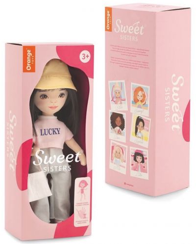 Мека кукла Orange Toys Sweet Sisters - Лилу с широки дънки, 32 cm - 8