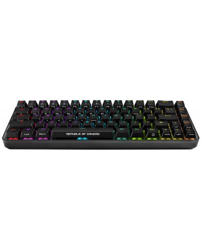 Механична клавиатура ASUS - ROG Falchion, безжична, MX Red, RGB, черна - 4