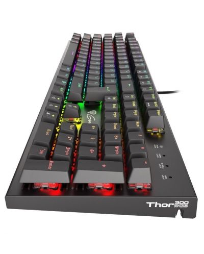 Механична клавиатура Genesis - Thor 300, Outemu Red, RGB, черна - 3