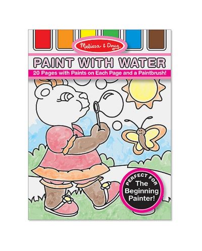 Детска книжка Melissa & Doug - Мога да рисувам с вода - 1