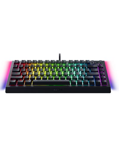 Механична клавиатура Razer - BlackWidow V4 75, ISO, Orange, RGB, черна - 7