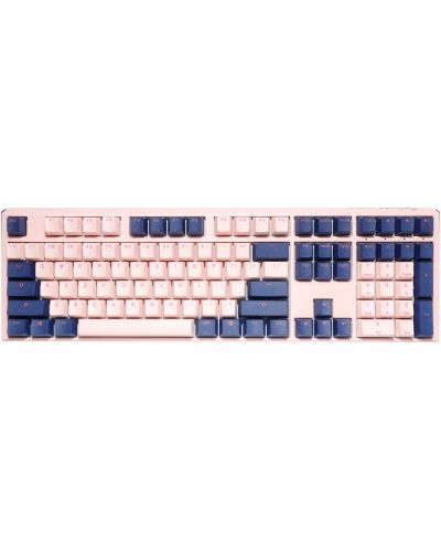 Механична клавиатура Ducky - One 3 Fuji, MX Black, розова/синя - 1