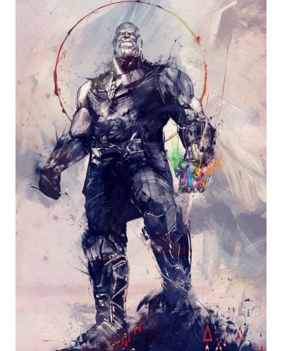 Метален постер Displate - Avengers: Infinity War - Infinity Gauntlet - 1