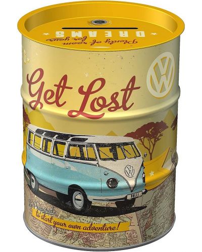 Метална касичка Nostalgic Art VW - Let's Get Lost - 1