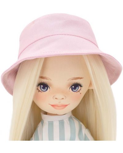 Мека кукла Orange Toys Sweet Sisters - Мия с гащеризон на райета, 32 cm - 4