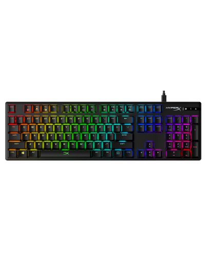 Механична клавиатура HyperX - Alloy Origins, HyperX Aqua, RGB, черна - 1