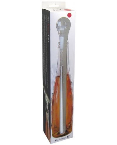Vin Bouquet Chillstick Metallico - Raffreddatore, Versatore E Tappo 3 In 1 Per Bottiglie