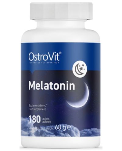 Melatonin, 1 mg, 180 таблетки, OstroVit - 1