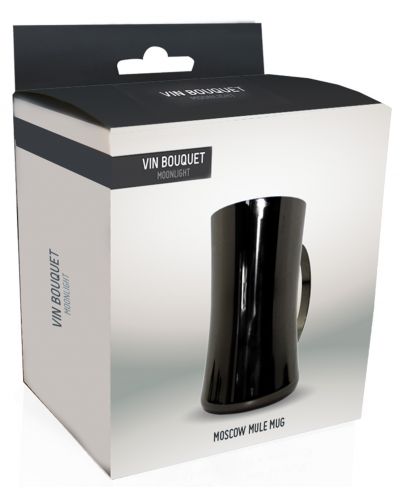 Метална чаша за коктейли Vin Bouquet - 550 ml, черна - 4