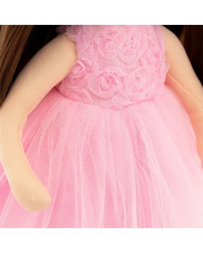 Мека кукла Orange Toys Sweet Sisters - Софи с розова рокля на рози, 32 cm - 6