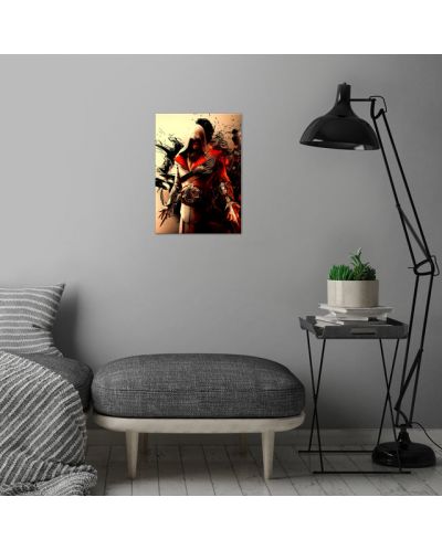 Метален постер Displate - Assassins Creed Brotherhood - Ezio Auditore - 4
